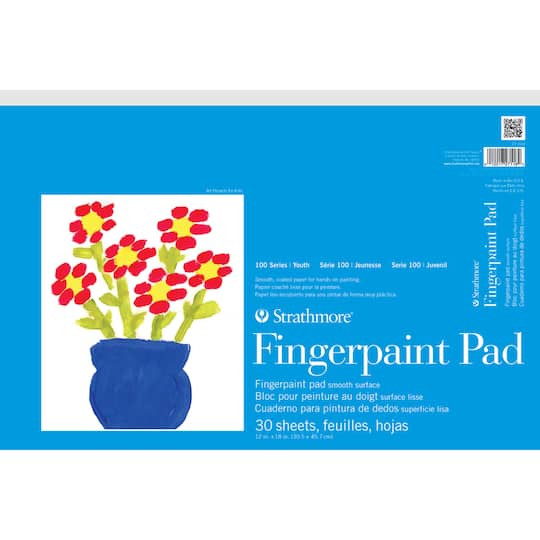 Strathmore® 100 Series Finger Painting Pad in White | 12" x 18" | Michaels®